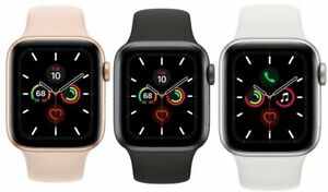 Apple Watch Series 5 40mm 44mm GPS + WiFi + Celular Rosa Oro Gris Espacial Plateado