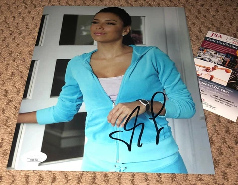 EVA LONGORIA SIGNED 8X10 PHOTO AUTOGRAPH JSA DESPERATE HOUSEWIVES Cover