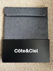 Cote & Ciel Apple iPad 26 X 21cm Eco-Yarn Fabric Pouch Tablet Case Grey Melange - Picture 1 of 2