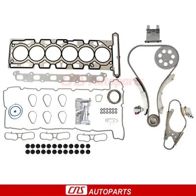 Fits 02-05 Rainier Trailblazer Envoy Isuzu 4.2L Head Gasket Set Timing Chain Kit Foto 1 de 4