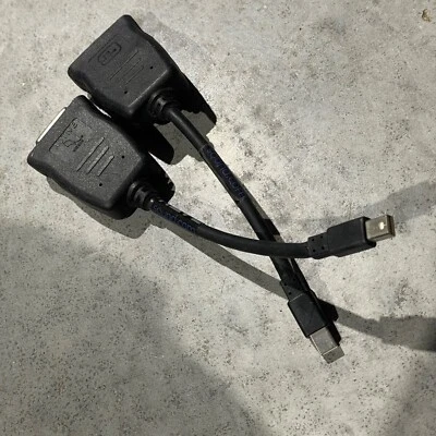 Mini DisplayPort DP Male to DVI Female Active Adapter for ATI Windows PC/Apple - Image 1 of 3