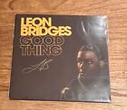 Signed - Leon Bridges - Good Thing - Black Vinyl. Hand Signed In Person,  Mint.