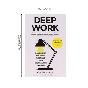 Deep Work Rules For Focused Success In A Distracted World Novel Paperback _in - Picture 1 of 8
