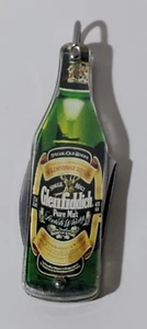 Vintage Glenfiddich Pure Malt Scotch Whiskey Schlüsselanhänger Taschenmesser Flaschenöffner - Bild 1 von 3