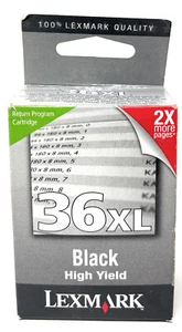 LEXMARK 18C2170E 36XL CARTUCCIA ORIGINALE NERO Z2400/Z2410/Z2420/X3630 [A BOX] - Picture 1 of 1