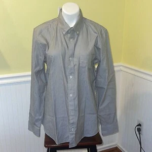 Everlane Herren Langarm Hemd. Größe L. Marineblaue Nadelstreifen. - Bild 1 von 10