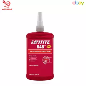Hankal Loktite 648 Press Fit High Strength Rapid Cure Retaining ACTOOLS USA - Picture 1 of 10