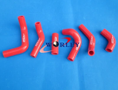 Manguera de radiador de silicona roja para Husqvarna Te400 Te450 Te510 2002-2008 Foto 1 de 4