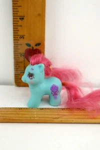 Vintage 1989 My Little Pony Teeny Tiny Twin Pony "Tattles" (ONLY) Blue Pink Rare - Picture 1 of 5