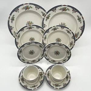 Royal Doulton Cotswold Fine China Blue/White. Set 10 piece. Tableware LTD 1978 - Picture 1 of 4