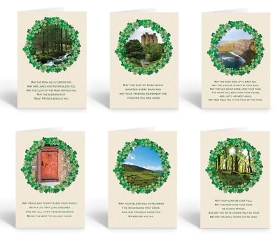 Assorted St. Patrick’s Day  Cards - 12 Boxed Variety Cards and Envelopes - 18067 - Image 1 of 4