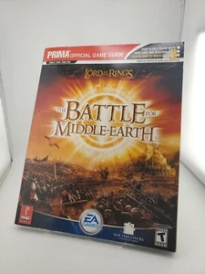 Lord of the Rings Battle for Middle Earth w/Poster - Prima Strategy Guide for PC - Picture 1 of 7