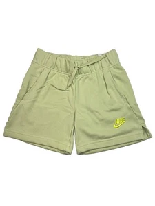 NIKE Olive Aura SPORTSWEAR CLUB FRENCH TERRY FLEECE SHORTS Size XS F7 - Picture 1 of 1