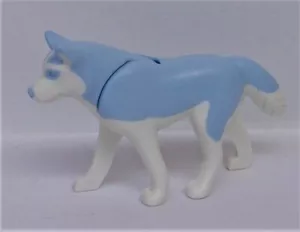 Playmobil Arctic Powder Blue & White Husky Mint Condition - Picture 1 of 1