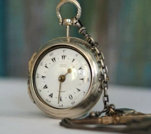 George Prior London, Ottoman Verge Fusee Pocket Watch, ca.1777 perfect working - Picture 1 of 12