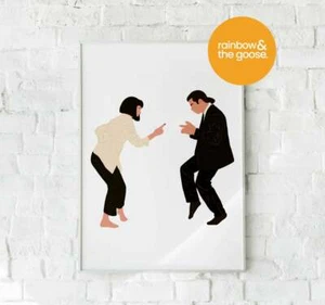 Pulp Fiction inspired design, Poster Wall Art Decor No frame - Picture 1 of 2