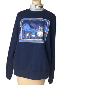 Studio Ghibli My Neighbor Totoro Frame Portrait Turtleneck Crewneck L Boxlunch - Picture 1 of 12