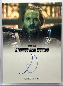 Greg Bryk Full Bleed Autograph, Star Trek Strange New Worlds Season 2 - Picture 1 of 2