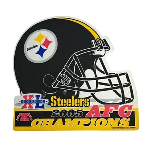 Vintage Pittsburgh Steelers 2005 AFC Champions Super Bowl XL Helmet Pennant - Picture 1 of 6