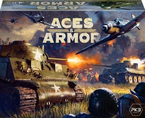 Aces & Armor, WWII War Miniatures Strategy Board Game, Ages 14+, 1-4 Players,... - Picture 1 of 9