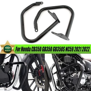 Engine Guard Crash Bar Set Fit For Honda CB350 GB350 NC59 CB350S GB350S 2021+ - Picture 1 of 8