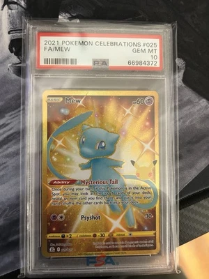 Mew (Secret) 025/025 Celebrations Holo - Image 1 of 2