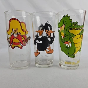 Juego De 3 Gafas De Colección 1973 Pepsi Looney Tunes Warner Bros. Serie Coleccionista - Imagen 1 de 8