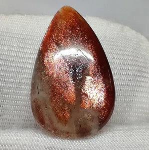 Piedra solar de coca de fuego múltiple cabujón pera piedra preciosa brillante para joyería 5,3 quilates - Imagen 1 de 5