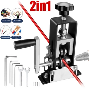 Manual Wire Stripping Machine Drill Powered Hand Crank Wire Stripper Tool 1-25MM - Picture 1 of 17