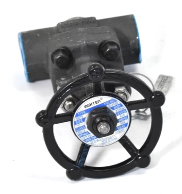 Warren Valve Gate 800 lbs Threaded Forged Steel 1" Carbon Body 851-8-T-624 A105N - Image 1 of 4