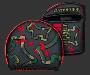 NEW Scotty Cameron Putters Custom Shop Head Cover Junkyard Dog Midround Camo RH - Picture 1 of 3