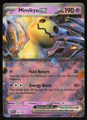 Mimikyu ex - 004 Pokemon SV: Scarlet & Violet Promo Cards Promo NM - Image 1 of 2