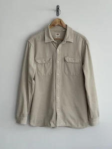 Levi’s corduroy overshirt Shacket shirt jacket Beige Large Standard Fit - Picture 1 of 14
