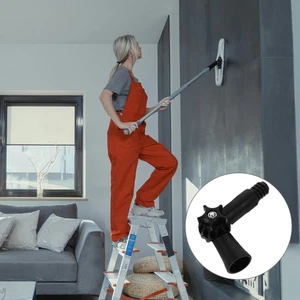 Accessori Mop Rullo Vernice Esteso Palo Vernice Estensione Angolo Adattatore per - Foto 1 di 12