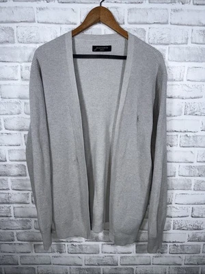Кардиган ALLSAINTS серый хлопок открытый унисекс M - Изображение 1 из 4