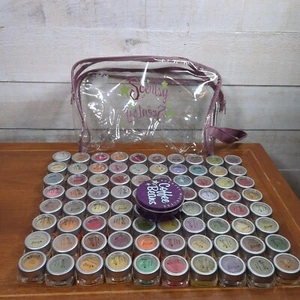 SCENTSY LOT OF 80 MINI SAMPLES TESTERS CANDLES AROMATHERAPY W/ Bag & Coffee Bean - Picture 1 of 17