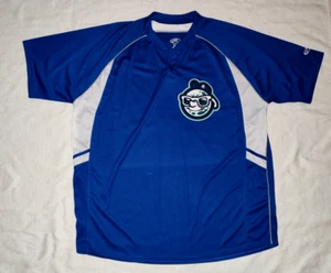 Rawlings Asheville Tourists Pullover Baseball Jersey Blue Mens XXL 2XL (FLAW) - Picture 1 of 5