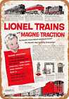 Metal Sign - 1954 Lionel Trains -- Vintage Look
