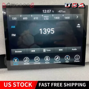 8.4" Uconnect 4C UAQ 2017 Replacement LCD Display Touch Screen Radio Navigation - Picture 1 of 11