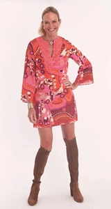 CK BRADLEY minnie mini dress in LILLIPUT CORAL size M - Picture 1 of 9