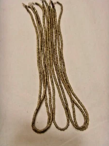 Lote de 5 Collares Espaciadores de Cuentas de Metal Kuchi Tribal Heishee Hecho a Mano Danza del Vientre 50775 - Imagen 1 de 7