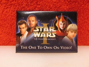 2000 Starwars Episode 1 The Phantom Menace The One To Own Video Werbe Pin - Bild 1 von 6