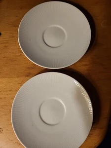 Weiße Kaffee Untertassen Seltmann Weiden Bavaria Unterteller 14 cm Durchmesser - Bild 1 von 6