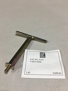 T-Nut Installation Tool 1/4"-20 Tee Zinc Plated Steel Heavy Duty Fast USA Ship - Picture 1 of 2