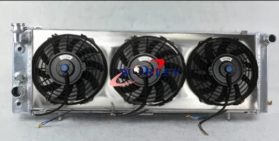 铝制散热器 + 防护罩 + 风扇 适用于 1991 - 2001 年吉普切诺基 XJ Comanche 2.5/4.0L — 第 1/4 张图片