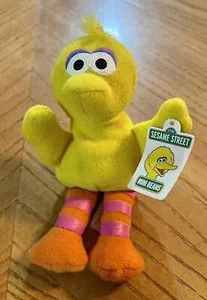 De colección 1999 Kelloggs Cereal Plaza Sésamo Mini Frijoles Big Bird Peluche Nuevo con Etiquetas Tr - Imagen 1 de 4