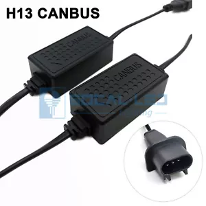 2x NEW H13 9008 CANBUS LED Decoder HID Error Free Anti-Flickering Load Resistor - Picture 1 of 5