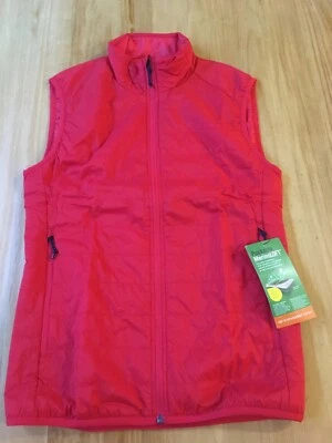 Nuevo Con Etiquetas Icebreaker Hyperia Chaleco Ligero Para Hombre Pequeño Color Rojo Cohete Foto 1 de 4