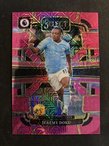 2023-24 Panini Select Premier #63 Jeremy Doku Pink Prizm /325 Manchester City - Picture 1 of 2