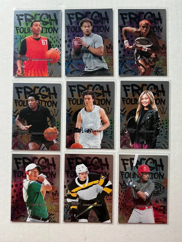 2021 SKYBOX METAL UNIVERSE FRESH FOUNDATION INSERTS (STARS, RC) WHO DO YOU NEED! - Image 1 of 1
